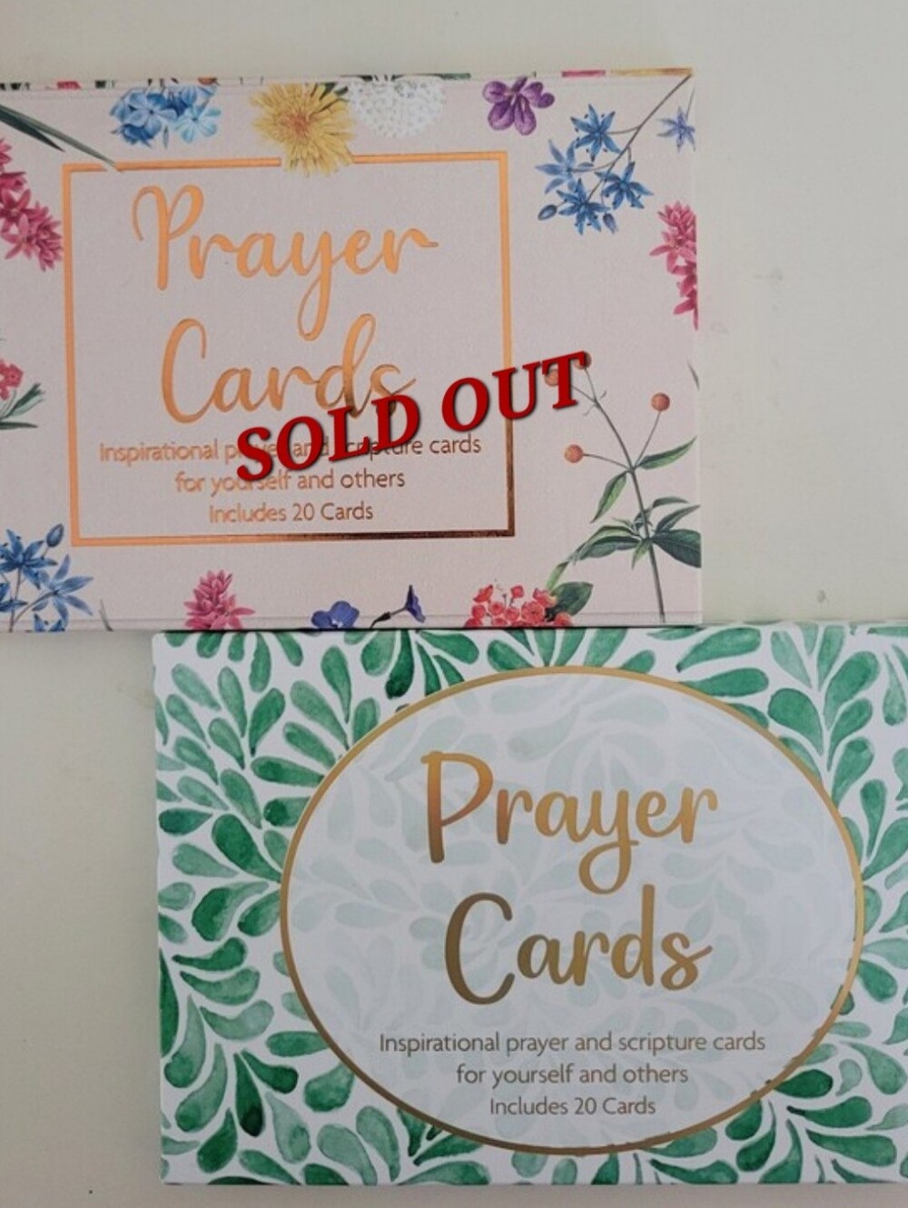 Prayer Cards Box Set of 20 Inspirational Prayer Cards NIP